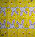 114 Rabbits:  unnatürlich - 4-ply (pink) - ppd - Robin Moro - Handkerchief